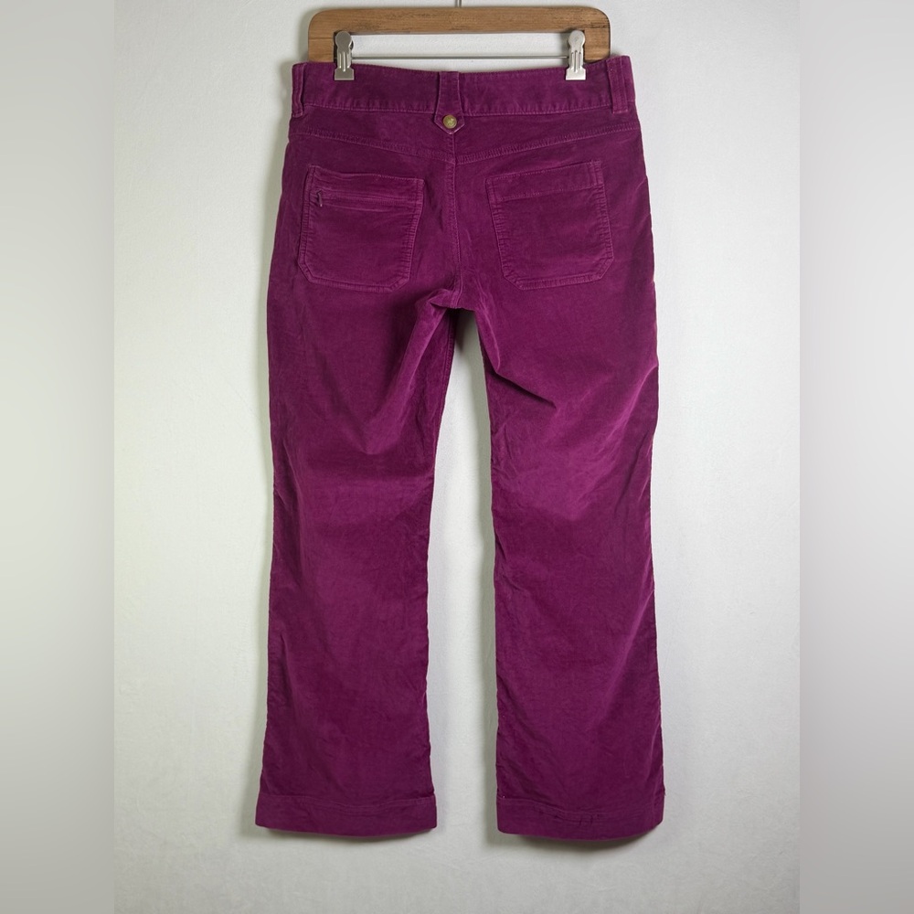 Athleta Women’s Loveland Corduroy Pant Raspberry Low Rise Stretch Cord Size 6P - Picture 5 of 12